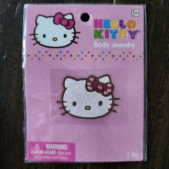 NWT Lot of 3 Hello Kitty Body Jewelry Sparkle Glitter Dress Up Cosplay Party New - Picture 2 of 4